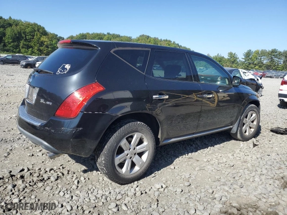 2007 Nissan Murano S with VIN JN8AZ08W97W666580, listed as a Copart auction lot 70611924 with 106,593 mi miles and Salvage Title. Bid and sale history available at carsss.com. Image 3.
