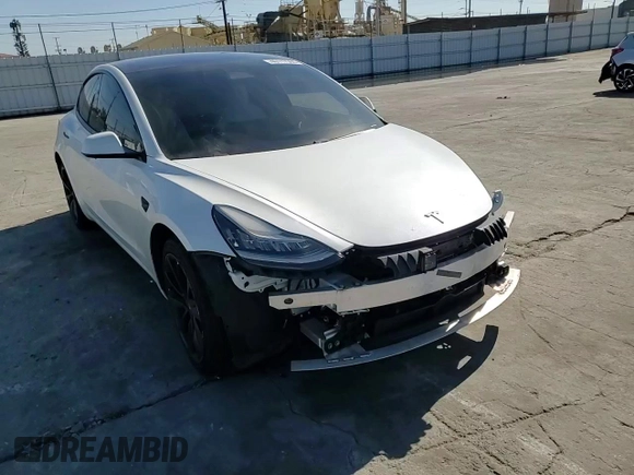 2019 Tesla Model 3 Mid Range with VIN 5YJ3E1EA6KF509987, listed as a Copart auction lot 46117565 with 64,042 mi miles and Salvage Title. Bid and sale history available at carsss.com. Image 10.