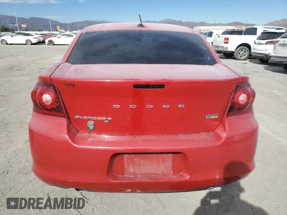 2012 Dodge Avenger SE with VIN 1C3CDZAG0CN327964, listed as a Copart auction lot 45329145 with 97,401 mi miles and Salvage Title. Bid and sale history available at DreamBid. Image 6.