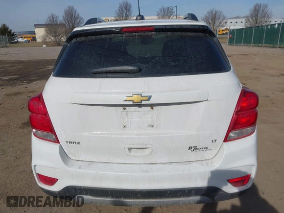2018 Chevrolet Trax LT with VIN 3GNCJLSB0JL327617, listed as a IAAI auction lot 41801919 with 87,777 mi miles and . Bid and sale history available at carsss.com. Image 16.