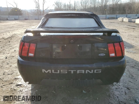 2004 Ford Mustang Deluxe with VIN 1FAFP44644F239751, listed as a Copart auction lot 44694095 with 164,465 mi miles and Non Repairable. Bid and sale history available at carsss.com. Image 6.