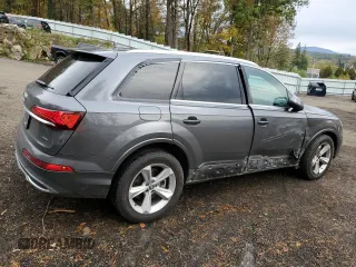 2020 Audi Q7 Premium with VIN WA1AXAF71LD001742, listed as a Copart auction lot 71186783 with 45,838 mi miles. Bid and sale history available at carsss.com. Image 3.