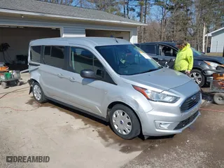 2019 Ford Transit Connect Wagon XLT with VIN NM0GE9F21K1402827, listed as a IAAI auction lot 41761069 with 53,147 mi miles. Bid and sale history available at carsss.com. Image 1.