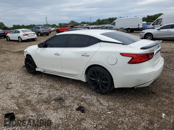 2017 Nissan Maxima SL with VIN 1N4AA6APXHC440131, listed as a Copart auction lot 61778855 with 109,124 mi miles and Salvage title. Bid and sale history available at DreamBid. Image 2.