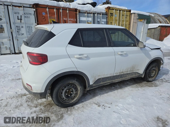 2021 Hyundai Venue SE with VIN KMHRB8A31MU094862, listed as a Copart auction lot 45573855 with 169,095 mi miles and Salvage Title. Bid and sale history available at DreamBid. Image 3.