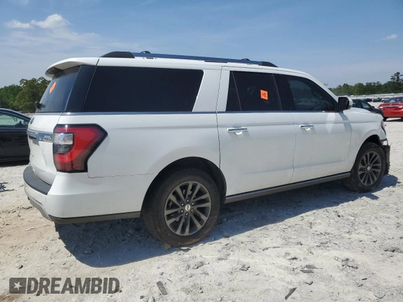 2021 Ford Expedition Max Limited with VIN 1FMJK1KT2MEA09301, listed as a Copart auction lot 57487905 with 81,373 mi miles and Salvage title. Bid and sale history available at DreamBid. Image 3.