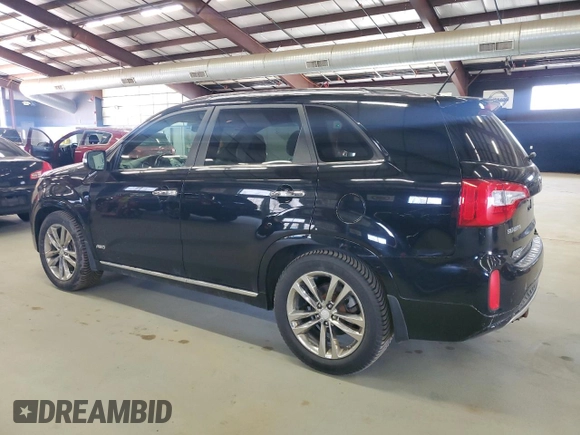 2014 Kia Sorento SX with VIN 5XYKWDA78EG521642, listed as a Copart auction lot 53733865 with 105,619 mi miles and Clean Title. Bid and sale history available at carsss.com. Image 2.