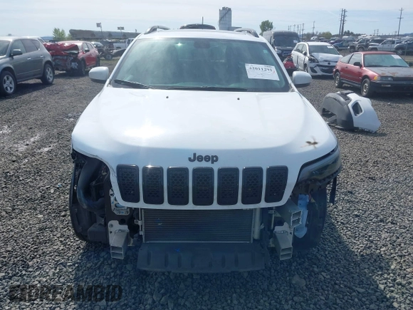 2019 Jeep Cherokee Latitude Plus with VIN 1C4PJMLX2KD432659, listed as a IAAI auction lot 42011291 with 76,015 mi miles. Bid and sale history available at carsss.com. Image 13.