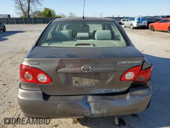2007 Toyota Corolla CE with VIN 1NXBR32EX7Z916711, listed as a Copart auction lot 52150535 with 250,438 mi miles and Salvage Title. Bid and sale history available at DreamBid. Image 6.