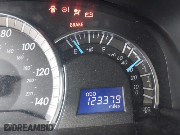 2013 Toyota Camry L with VIN 4T1BF1FK5DU250396, listed as a IAAI auction lot 41855293 with 123,379 mi miles. Bid and sale history available at carsss.com. Image 16.
