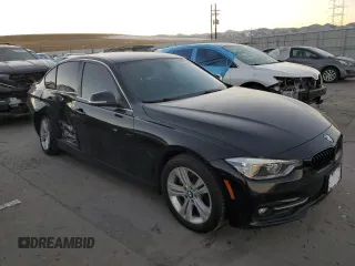 2018 BMW 3 Series 330i with VIN WBA8B9G53JNU98599, listed as a Copart auction lot 80639104 with 49,686 mi miles and Salvage Title. Bid and sale history available at carsss.com. Image 4.