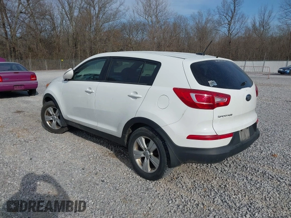 2013 Kia Sportage LX with VIN KNDPB3A21D7533188, listed as a IAAI auction lot 41789723 with 238,885 mi miles and . Bid and sale history available at DreamBid. Image 3.