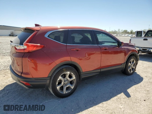 2017 Honda CR-V EX with VIN 2HKRW1H52HH519996, listed as a Copart auction lot 49722355 with 120,032 mi miles and Salvage Title. Bid and sale history available at carsss.com. Image 3.