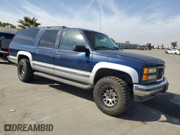 1997 GMC Suburban z VIN 1GKFK16R6VJ758513, wystawiony jako Copart lot #75034574 z przebiegiem 181 873 mil mil oraz Szkoda całkowita • Salvage title. Historia ofert i sprzedaży dostępna na DreamBid. Obrazek 4.