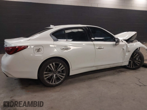 2020 Infiniti Q50 3.0t SPORT with VIN JN1EV7AR7LM253846, listed as a IAAI auction lot 41305150 with 45,560 mi miles. Bid and sale history available at carsss.com. Image 4.