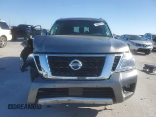 2018 Nissan Armada SV with VIN JN8AY2ND4J9056660, listed as a Copart auction lot 45968755 with 80,665 mi miles and Salvage Title. Bid and sale history available at carsss.com. Image 5.