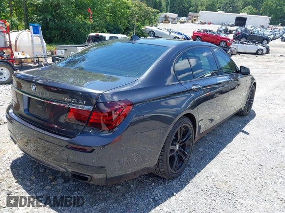 2012 BMW 7 Series 740Li with VIN WBAKB4C5XCC575580, listed as a IAAI auction lot 42658668 with 155,344 mi miles and . Bid and sale history available at DreamBid. Image 4.