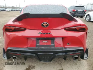 2020 Toyota GR Supra 3.0 with VIN WZ1DB4C05LW025865, listed as a Copart auction lot 87615805 with 0 mi miles and Salvage Title. Bid and sale history available at carsss.com. Image 6.