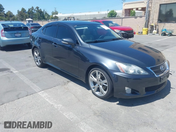 2010 Lexus IS 250 with VIN JTHBF5C28A5124733, listed as a IAAI auction lot 42566012 with 108,017 mi miles and . Bid and sale history available at DreamBid. Image 1.