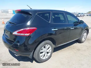 2014 Nissan Murano SL with VIN JN8AZ1MU1EW401594, listed as a IAAI auction lot 42100729 with 126,052 mi miles. Bid and sale history available at carsss.com. Image 4.