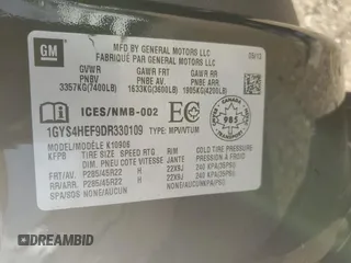 2013 Cadillac Escalade ESV Luxury с VIN 1GYS4HEF9DR330109, выставлен на аукционе Copart как лот 76478534 с пробегом 235 654 миль миль и Чистый • Clean title. История ставок и продаж доступна на DreamBid. Изображение 13.