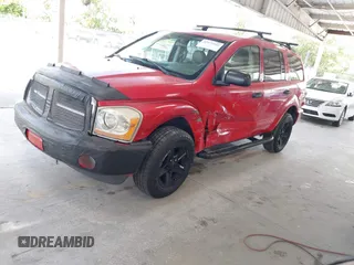 2005 Dodge Durango SLT with VIN 1D8HD48N85F607476, listed as a IAAI auction lot 42570504 with 211,840 mi miles and . Bid and sale history available at DreamBid. Image 2.