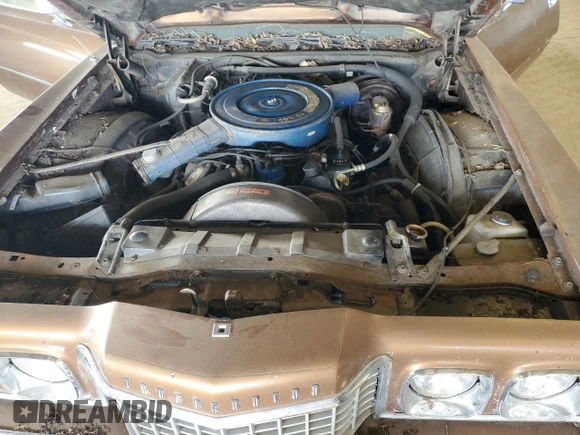 1973 Ford Thunderbird with VIN 3J87A203305, listed as a Copart auction lot 49832415 with 64,748 mi miles and Clean Title. Bid and sale history available at DreamBid. Image 11.