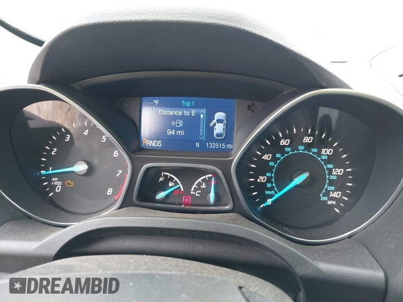 2014 Ford Escape SE with VIN 1FMCU0GX4EUA93413, listed as a IAAI auction lot 42060910 with 132,515 mi miles. Bid and sale history available at carsss.com. Image 7.