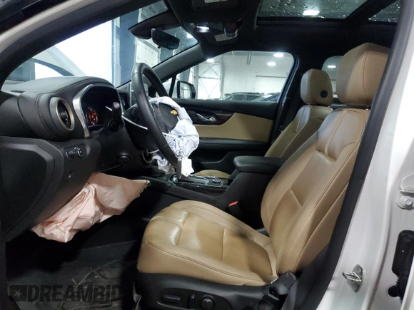 2023 Chevrolet Blazer Premier with VIN 3GNKBLRS5PS185195, listed as a Copart auction lot 80850814 with 29,230 mi miles and Salvage title. Bid and sale history available at DreamBid. Image 7.