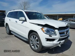 2016 Mercedes-Benz GL with VIN 4JGDF6EE4GA712535, listed as a IAAI auction lot 41822698 with 143,208 mi miles. Bid and sale history available at carsss.com. Image 1.