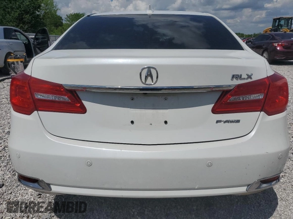 2014 Acura RLX Advance z VIN JH4KC1F92EC005412, wystawiony jako Copart lot #54162665 z przebiegiem 104 960 mil mil oraz Szkoda całkowita • Salvage title. Historia ofert i sprzedaży dostępna na DreamBid. Obrazek 6.