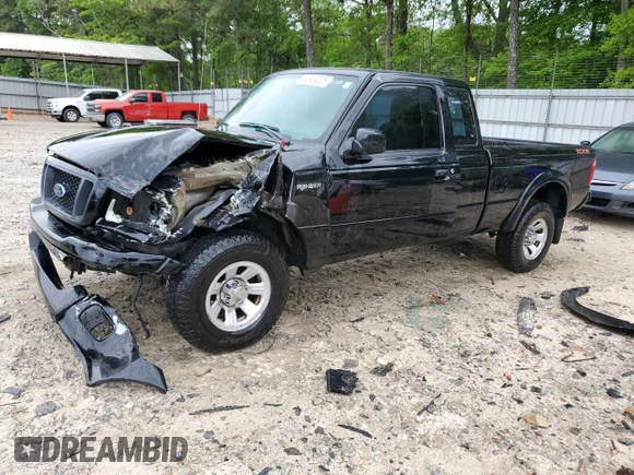 2005 Ford Ranger XL with VIN 1FTYR14U05PA04687, listed as a Copart auction lot 53953025 with 97,792 mi miles and Salvage title. Bid and sale history available at DreamBid. Image 1.