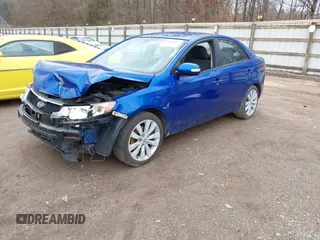 2010 Kia Forte SX with VIN KNAFW4A3XA5250341, listed as a IAAI auction lot 41698461 with 124,334 mi miles. Bid and sale history available at carsss.com. Image 17.