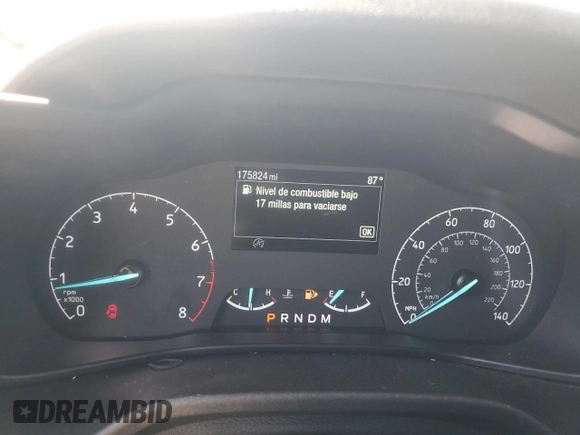 2021 Ford Transit Connect XL with VIN NM0LS7E2XM1496397, listed as a Copart auction lot 62795165 with 175,824 mi miles and Salvage title. Bid and sale history available at DreamBid. Image 9.