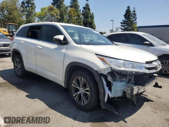 2018 Toyota Highlander LE with VIN 5TDZZRFH0JS287157, listed as a Copart auction lot 64068185 with 71,005 mi miles and Clean title. Bid and sale history available at DreamBid. Image 4.