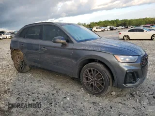 2022 Audi SQ5 Premium Plus with VIN WA1B4AFY9N2068089, listed as a Copart auction lot 48892064 with 6,047 mi miles and Salvage Title. Bid and sale history available at DreamBid. Image 4.