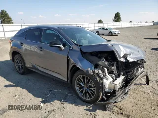 2022 Lexus RX with VIN 2T2YGMDA3NC080976, listed as a Copart auction lot 66697824 with 15,536 mi miles and Salvage Title. Bid and sale history available at carsss.com. Image 4.