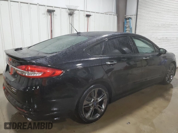 2017 Ford Fusion Sport with VIN 3FA6P0VP9HR220976, listed as a Copart auction lot 45230925 with 104,191 mi miles and Salvage Title. Bid and sale history available at carsss.com. Image 3.