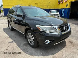 2014 Nissan Pathfinder SV z VIN 5N1AR2MM5EC703839, wystawiony jako Copart lot #61103445 z przebiegiem 103 690 mil mil oraz Czysty tytuł • Clean title. Historia ofert i sprzedaży dostępna na DreamBid. Obrazek 1.
