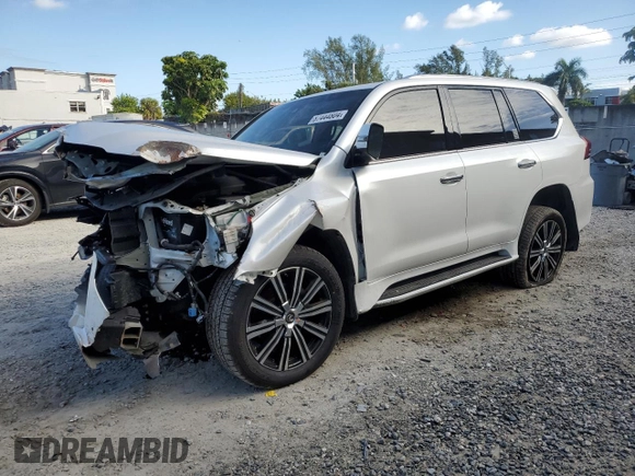 2018 Lexus LX 570 z VIN JTJHY7AX6J4279154, wystawiony jako Copart lot #87444804 z przebiegiem 96 716 mil mil oraz Nie do naprawy • Non repairable. Historia ofert i sprzedaży dostępna na DreamBid. Obrazek 1.