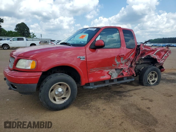 1999 Ford F-150 XL z VIN 1FTRX18L8XKC14644, wystawiony jako Copart lot #53959095 z przebiegiem Nie podano mil oraz Szkoda całkowita • Salvage title. Historia ofert i sprzedaży dostępna na DreamBid. Obrazek 1.