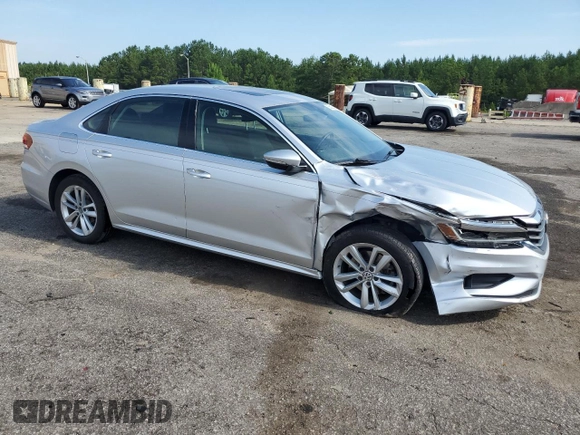 2020 Volkswagen Passat SE with VIN 1VWWA7A30LC002419, listed as a Copart auction lot 62880325 with 82,354 mi miles and Salvage title. Bid and sale history available at DreamBid. Image 4.