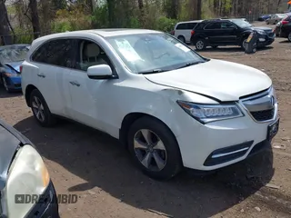 2016 Acura MDX with VIN 5FRYD4H22GB017638, listed as a IAAI auction lot 42085218 with 72,987 mi miles. Bid and sale history available at carsss.com. Image 1.