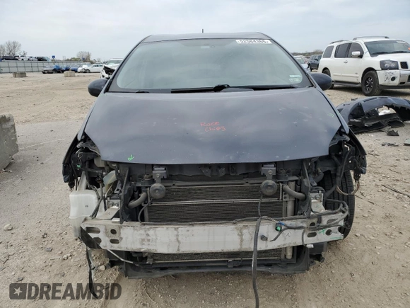 2011 Toyota Prius I with VIN JTDKN3DU9B1470078, listed as a Copart auction lot 52584365 with 279,784 mi miles and Salvage Title. Bid and sale history available at carsss.com. Image 5.