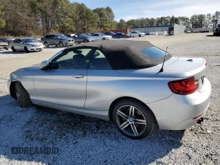 2017 BMW 2 Series 230i with VIN WBA2K9C54HV646717, listed as a Copart auction lot 41997345 with 123,963 mi miles and Salvage Title. Bid and sale history available at carsss.com. Image 2.