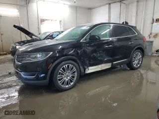 2017 Lincoln MKX Reserve with VIN 2LMPJ6LR7HBL38613, listed as a Copart auction lot 52911445 with 87,704 mi miles and Salvage Title. Bid and sale history available at carsss.com. Image 1.