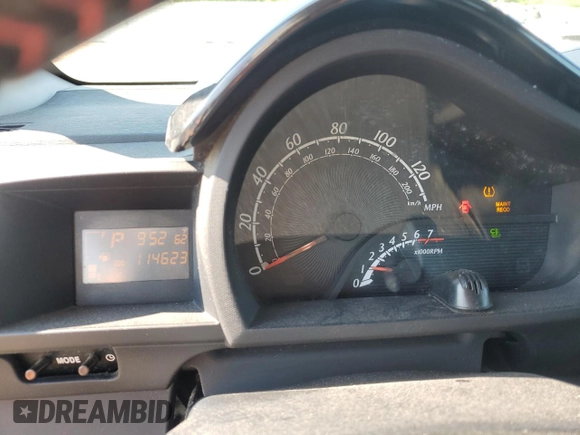 2012 Scion iQ with VIN JTNJJXB05CJ010539, listed as a Copart auction lot 56489245 with 114,623 mi miles and Salvage title. Bid and sale history available at DreamBid. Image 9.