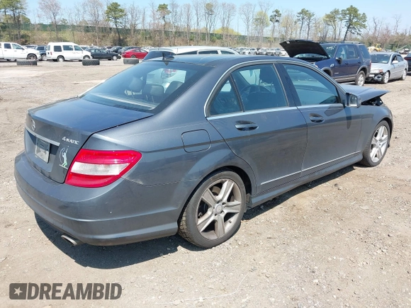 2011 Mercedes-Benz C-Class C 300 Sport with VIN WDDGF8BB2BR171296, listed as a IAAI auction lot 42108655 with 135,537 mi miles. Bid and sale history available at carsss.com. Image 4.