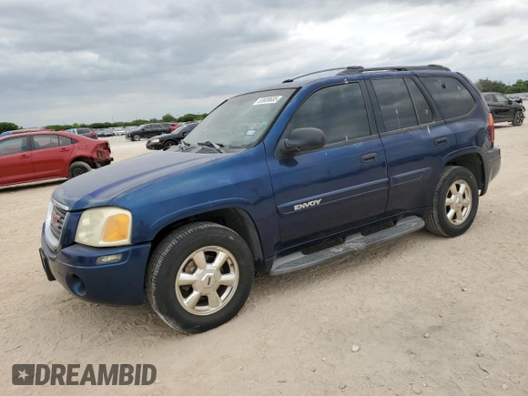 2002 GMC Envoy SLE z VIN 1GKDS13S822424858, wystawiony jako Copart lot #53609685 z przebiegiem 213 680 mil mil oraz Szkoda całkowita • Salvage title. Historia ofert i sprzedaży dostępna na DreamBid. Obrazek 1.