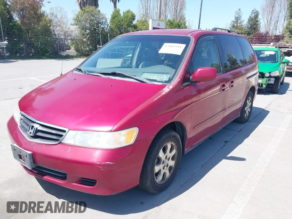 2003 Honda Odyssey EX-L with VIN 5FNRL18963B009184, listed as a IAAI auction lot 42004581 with 125,788 mi miles and . Bid and sale history available at DreamBid. Image 6.